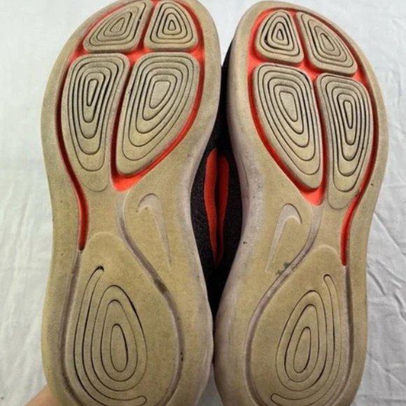 Nike Purple & Peach Lunarglide 8 Comfort Athletic Running Shoes Mens Size 11.5 - Picture 9 of 9